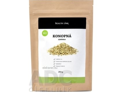 Health Link BIO RAW KONOPNÉ semienka - 1x250 g