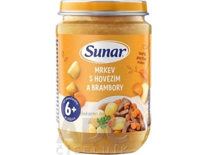 Sunar MRKVA S HOVÄDZÍM A ZEMIAKY - 1x190 g