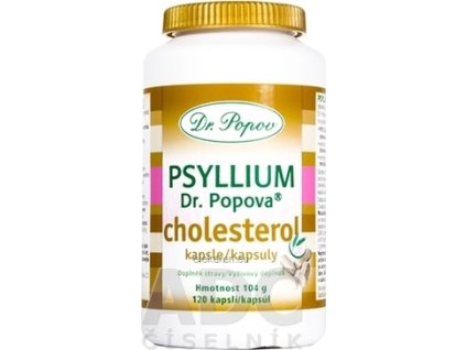 Dr. Popov PSYLLIUM cholesterol - 1x120 ks