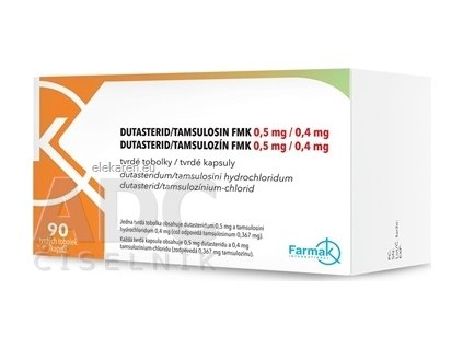 Dutasterid/Tamsulozín FMK 0,5 mg/0,4 mg - 1x90 ks