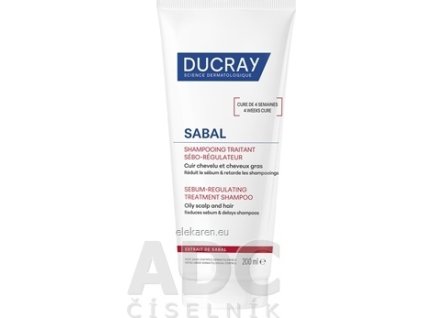 DUCRAY SABAL Ošetrujúci Šampón - 1x200 ml