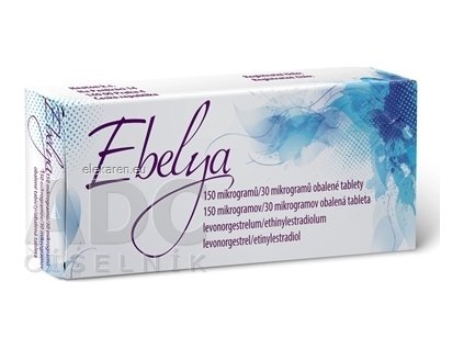 Ebelya 150 mikrogramov/30 mikrogramov - tbl obd (blis.PVC/Al) 3x21 ks (63 ks)