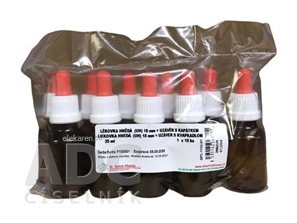 Liekovka hnedá 25 ml - FAGRON/K - 1x10 ks