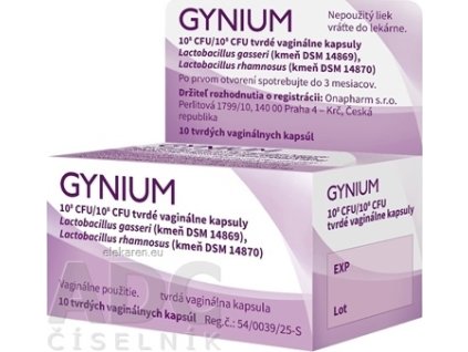 GYNIUM CPS VAD 10X10^8 CFU/10^8 CFU