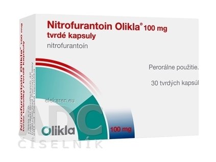 Nitrofurantoin Olikla 100 mg - 1x30 ks
