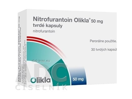 Nitrofurantoin Olikla 50 mg - 1x30 ks