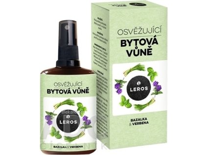 LEROS OSVIEŽUJÚCA BYTOVÁ VÔŇA BAZALKA & VERBENA - 1x100 ml