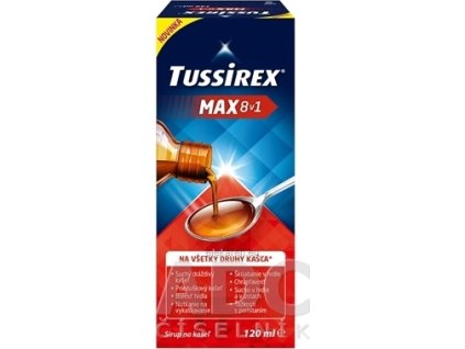 TUSSIREX MAX 8v1 sirup - 1x120 ml