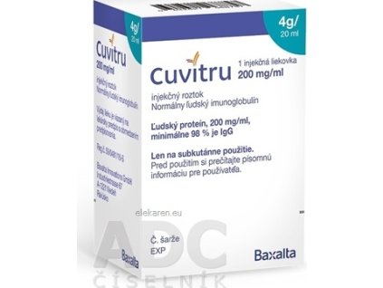 CUVITRU 200MG/ML SOL INJ 20ML