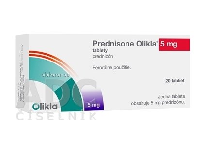 Prednisone Olikla 5 mg - 1x20 ks