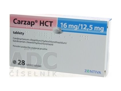 Carzap HCT 16 mg/12,5 mg - 1x28 ks