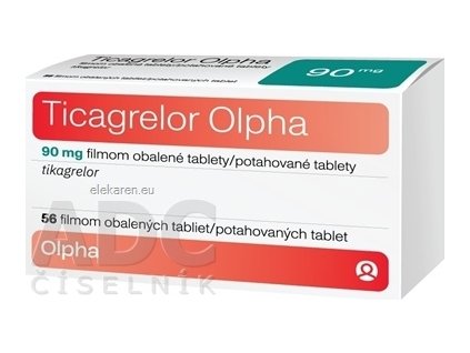 TICAGRELOR OLPHA 90MG TBL FLM 56