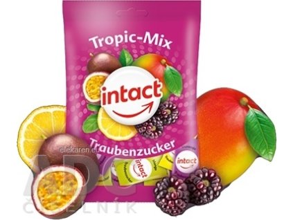 INTACT HROZNOVÝ CUKOR Tropic Mix - 1x75 g