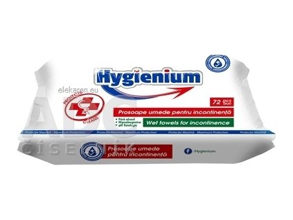 HYGIENIUM vlhčené utierky pre dospelých - 1x72 ks