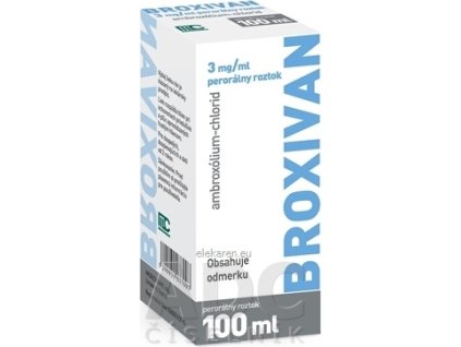 BROXIVAN 3 mg/ml perorálny roztok - 1x100 ml