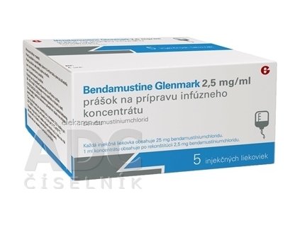Bendamustine Glenmark 2,5 mg/ml - 5x1 lag