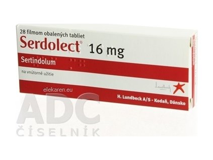 SERDOLECT 16MG TBL FLM 28X16MG