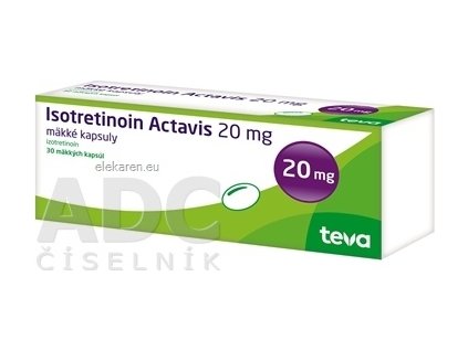 Isotretinoin Actavis 20 mg - 1x30 ks
