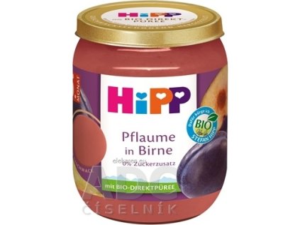HiPP Príkrm BIO Hrušky a slivky - 1x160 g