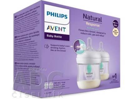 AVENT FĽAŠA Natural Response 125 ml - 1x2 ks