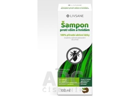 LIVSANE Šampón proti všiam a hnidám - 1x100 ml