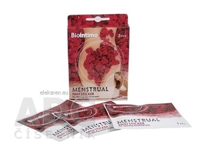 Biointimo Náplasť proti bolesti pri menštruácii - 1x3 ks