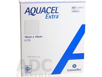 AQUACEL EXTRA Krytie na rany - 1x10 ks