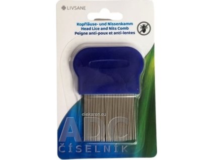 LIVSANE Hrebeň na vši a hnidy - 1x1 ks