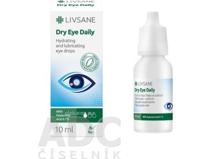LIVSANE Očné kvapky - suché oči - 1x10 ml