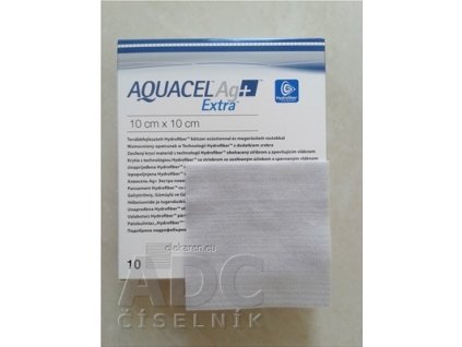 AQUACEL Ag+ Extra krytie na rany - 1x10 ks