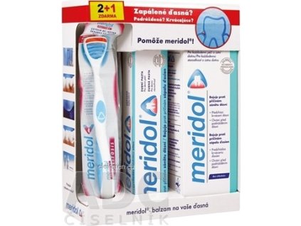 MERIDOL SYSTÉM NA ZAPÁLENÉ A KRVÁCAJÚCE ĎASNÁ - 1x1 set