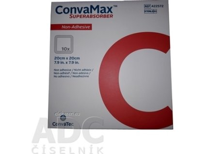 ConvaMax Krytie na rany superabsorpčné - 1x10 ks