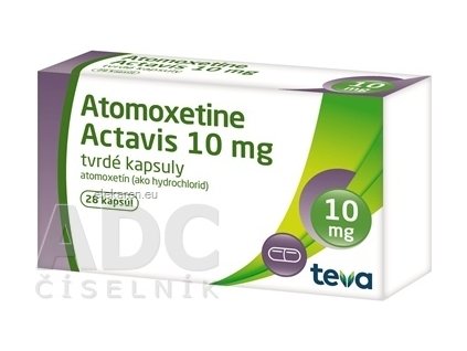 ATOMOXETINE ACTAVIS CPS DUR 28X10MG