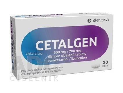 CETALGEN 500 mg/200 mg - 1x20 ks