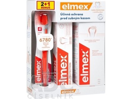 ELMEX CARIES PROTECTION SYSTÉM PROTI ZUBNÉMU KAZU - 1x1 set