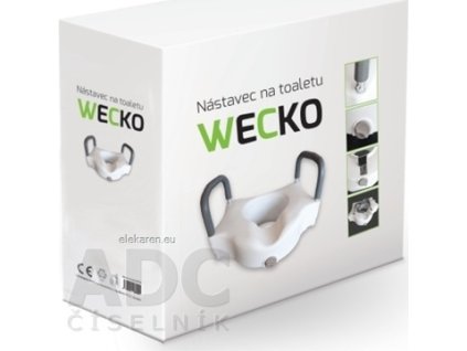 WECKO Nástavec na toaletu - 1x1 ks