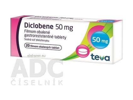 Diclobene 50 mg - 1x20 ks