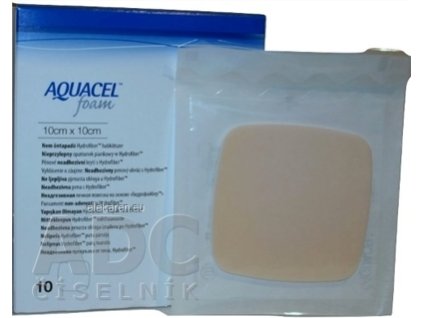 AQUACEL Foam Hydrofiber krytie na rany - 1x10 ks