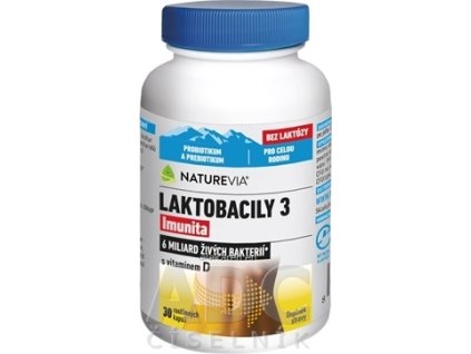 NATUREVIA LAKTOBACILY "3" Imunita - 1x30 ks