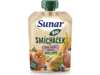 Sunar BIO SMÍCHAČEK Banán, hruška, čučoriedka - 1x100 g