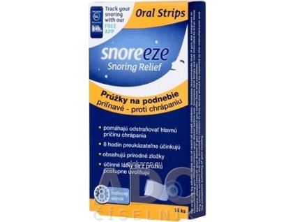 SNOREEZE PRÚŽKY NA PODNEBIE PROTI CHRÁPANIU - 1x14 ks