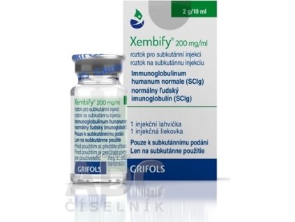 XEMBIFY 200MG/ML SOL ICU 1X10ML/2G