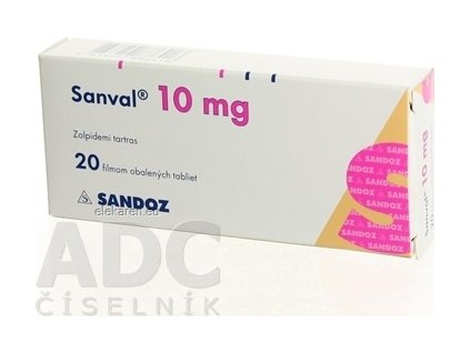 SANVAL 10 mg - 1x20 ks