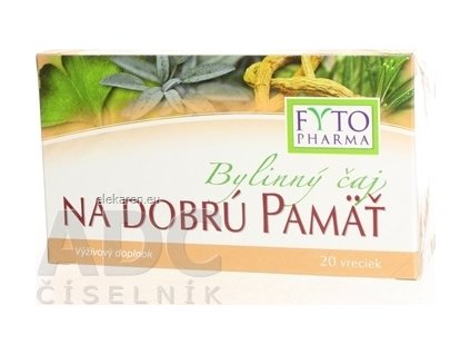 FYTO Bylinný čaj NA DOBRÚ PAMÄŤ - 20x1,25 g (25 g)