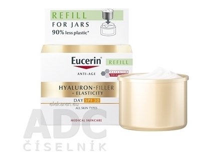 Eucerin HYALURON-FIL.+ELASTICITY Denný krém REFILL - 1x50 ml