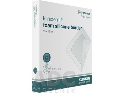 Kliniderm foam silicon border - 1x5 ks
