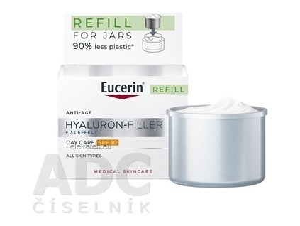 Eucerin HYALURON-FILLER+3xEFFECT Denný krém REFILL - 1x50 ml