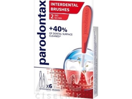 Parodontax INTERDENTAL BRUSHES 0,5 mm - 1x6 ks