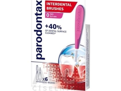 Parodontax INTERDENTAL BRUSHES 0,4 mm - 1x6 ks