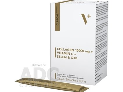 CLINICAL COLLAGEN 10 000 mg+VITAMÍN C+SELEN & Q10 - 1x30 ks